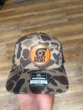 Lucky Diesel Hat Leather patch Camo