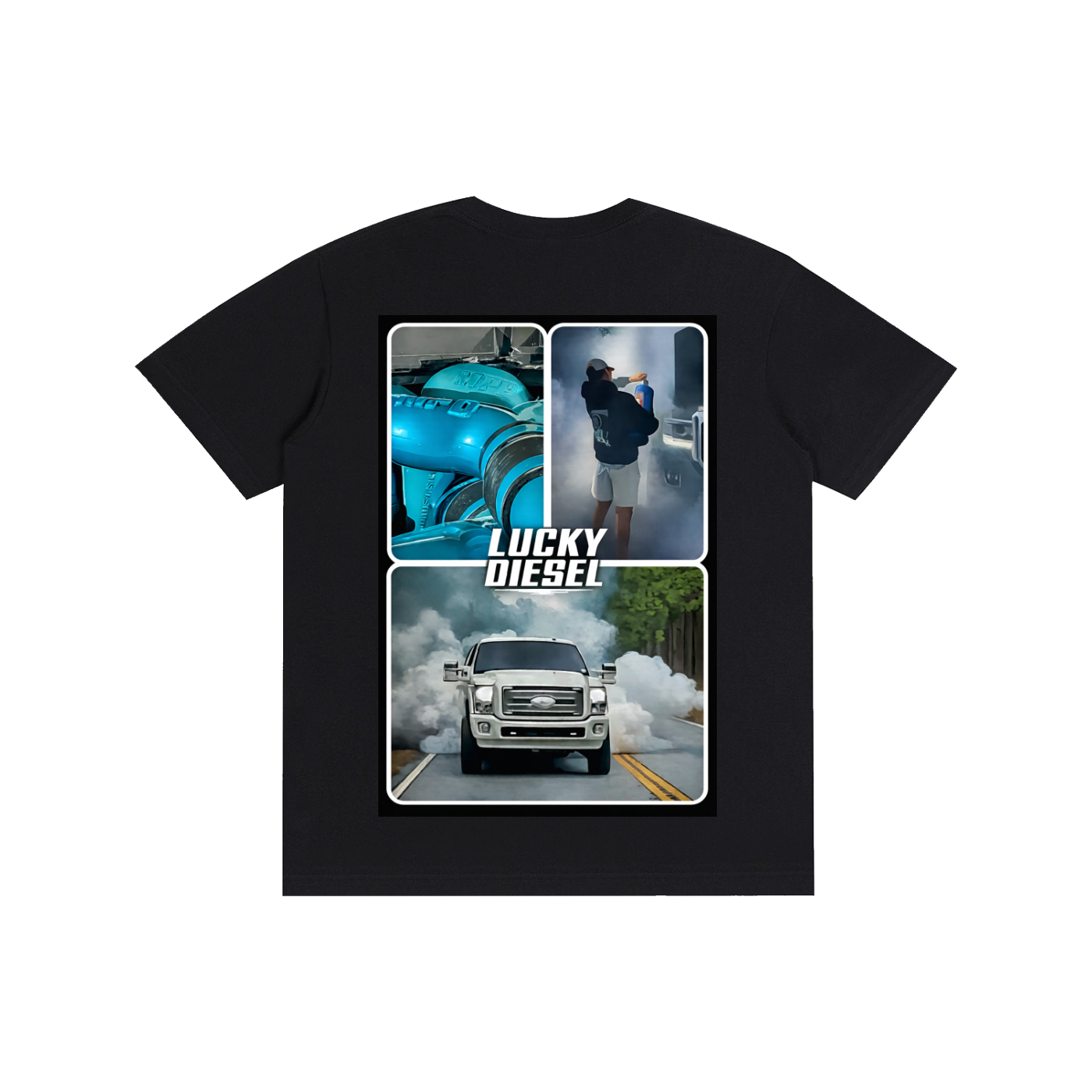 Teal Lucky Diesel Tee